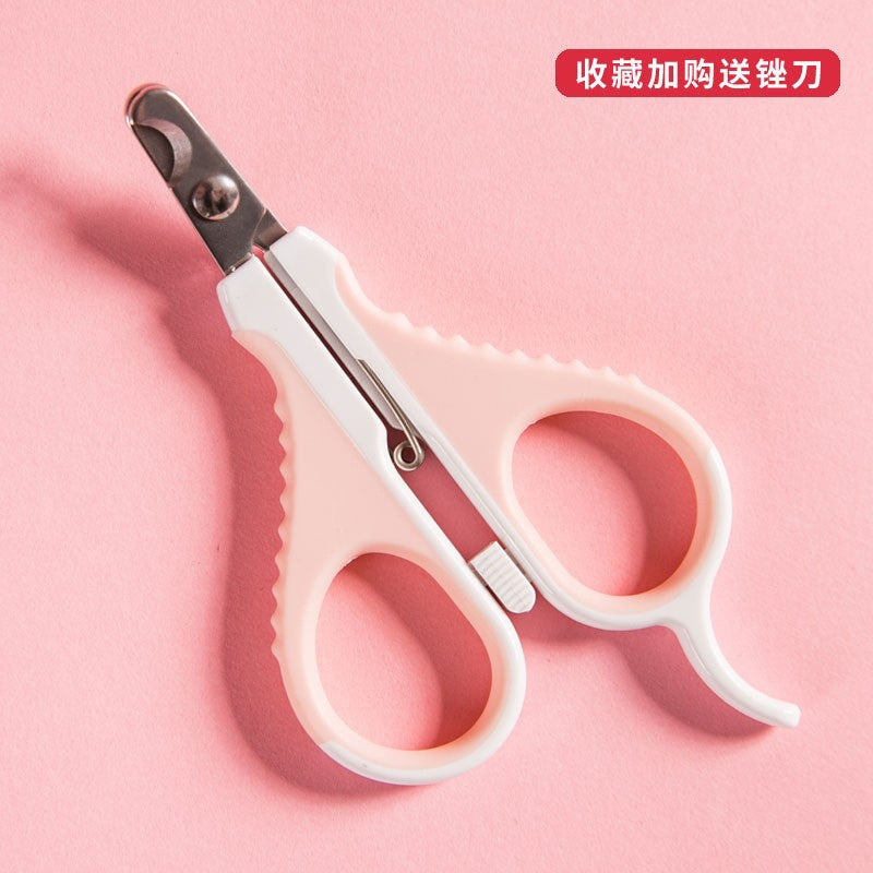 A館【18YN3531】貓咪指甲剪泰迪狗狗指甲鉗送銼刀寵物剪指甲