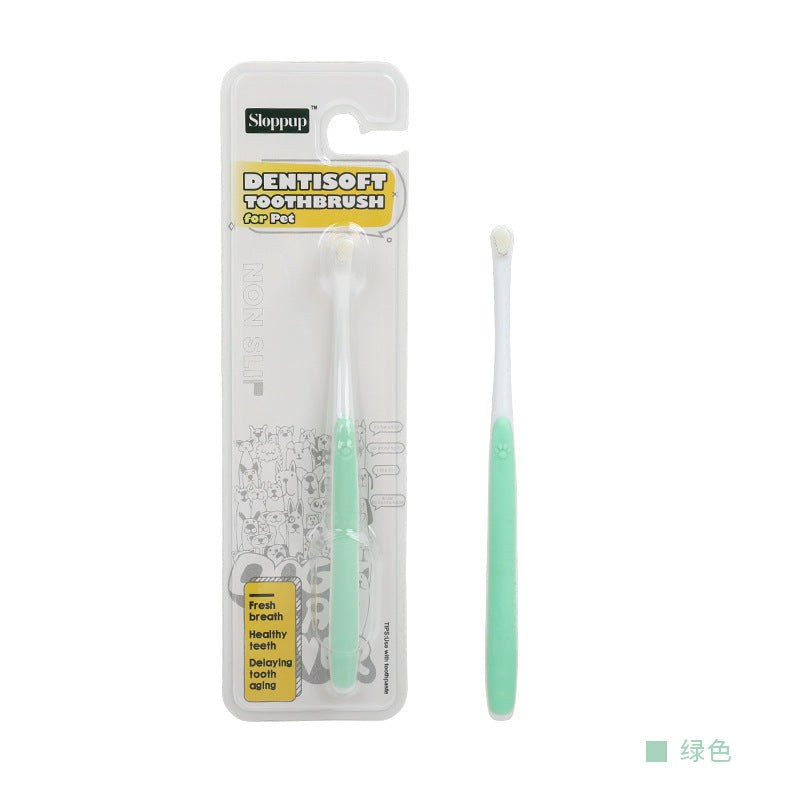 D館【93067】寵物用品寵物牙刷口腔清潔狗牙刷貓牙刷軟毛牙刷狗狗牙刷批發