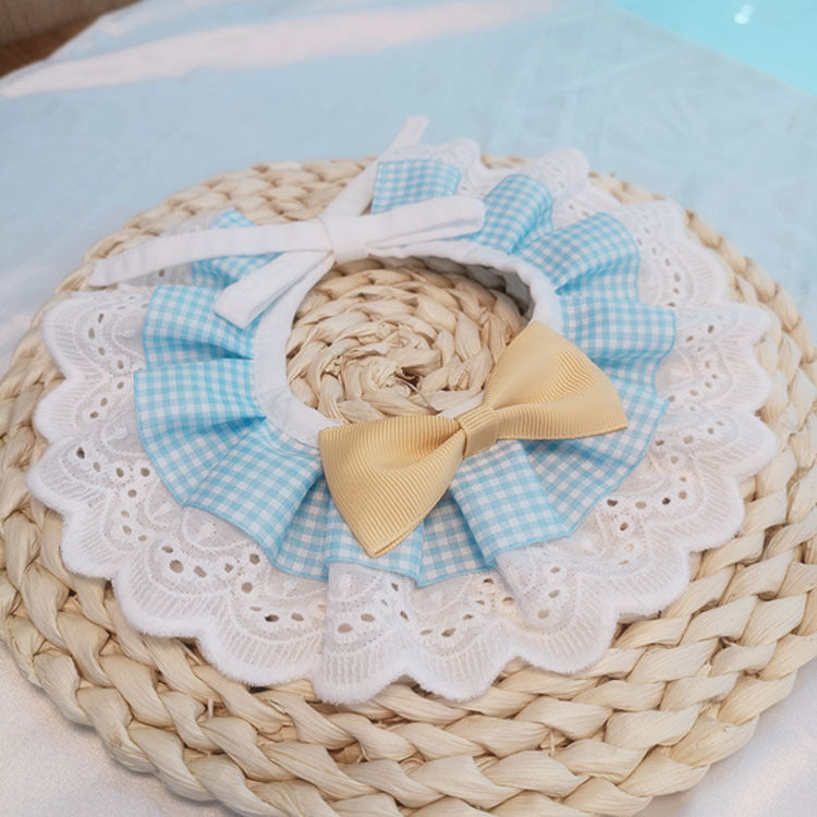 B館【CLS-009】寵物口水巾貓咪圍兜可愛蝴蝶結圍嘴小型犬圍脖拍照飾品