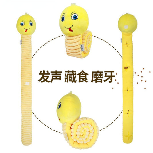 D館【0-38】新款寵物發聲玩具狗狗磨牙訓練藏食玩具蛇寵