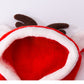 A館【2310SXSL1885-MP】耶誕節狗狗衣服麋鹿披風秋冬季保暖兩腳寵物變身裝