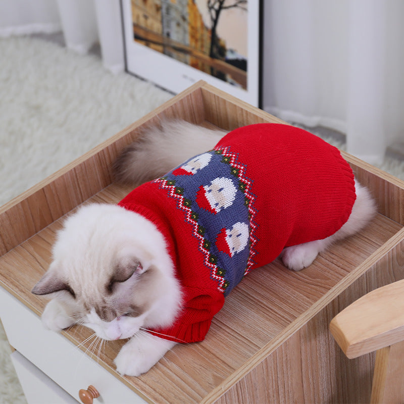 【20Y0040G】寵物衣服貓咪小型犬聖誕節毛衣