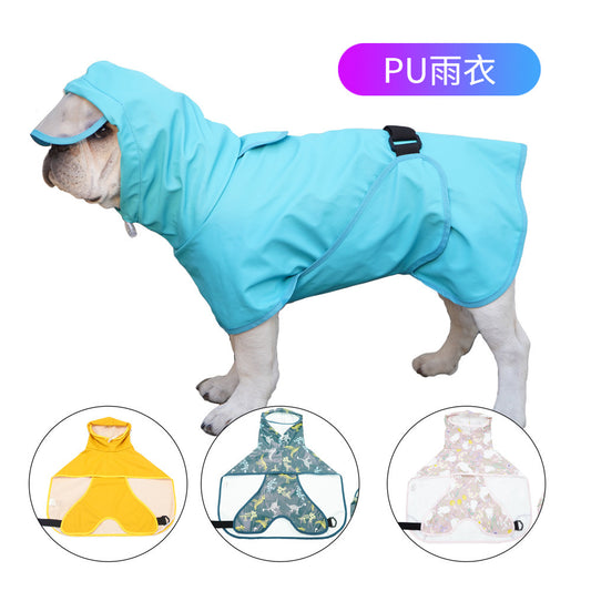 【CK20240609002】寵物雨衣護肚子大型犬雨衣