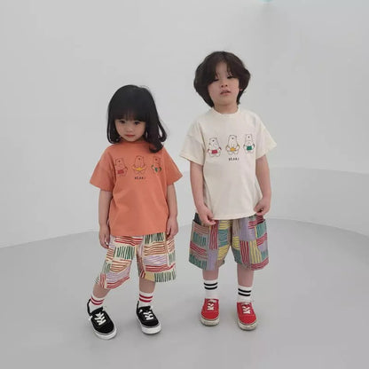 【23075】寶寶t恤短袖小童卡通夏季可愛上衣男寶寶夏天t恤韓版童裝批發