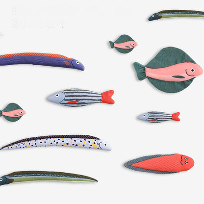 D館【XUJN202305030012】貓玩具魚寵物貓咪自嗨解悶自娛自樂耐咬響紙啃咬玩具批發