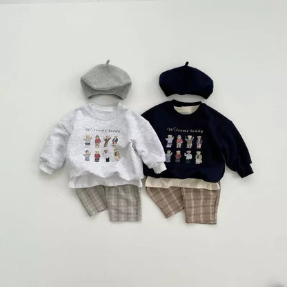 【22739】韓國嬰幼兒韓版秋天上衣男女寶寶衛衣ins兒童秋季衣服