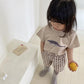 【22053】韓貨童裝女童短褲外穿夏季新款兒童格子短褲純棉寶寶褲子夏裝