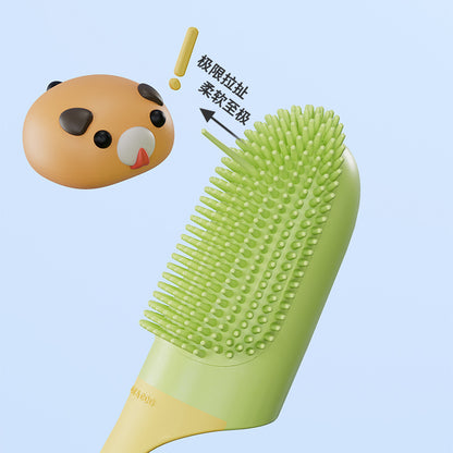 【IXCC20230525003】跨境寵物牙刷手指牙刷帶柄軟膠牙齒清潔刷子狗狗貓咪口腔清潔工具