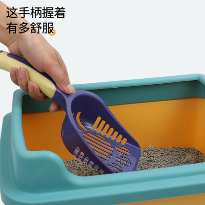D館【93829.01】大號貓砂鏟貓便鏟子塑膠貓砂盆貓廁所清潔貓咪屎鏟批發