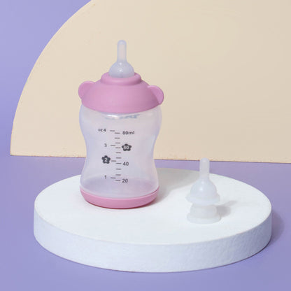 【2404SPBL8060-GP】仿生防嗆奶新生幼犬幼猫矽膠奶瓶