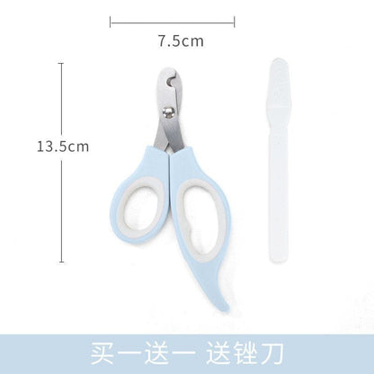 A館【18YN3531】貓咪指甲剪泰迪狗狗指甲鉗送銼刀寵物剪指甲