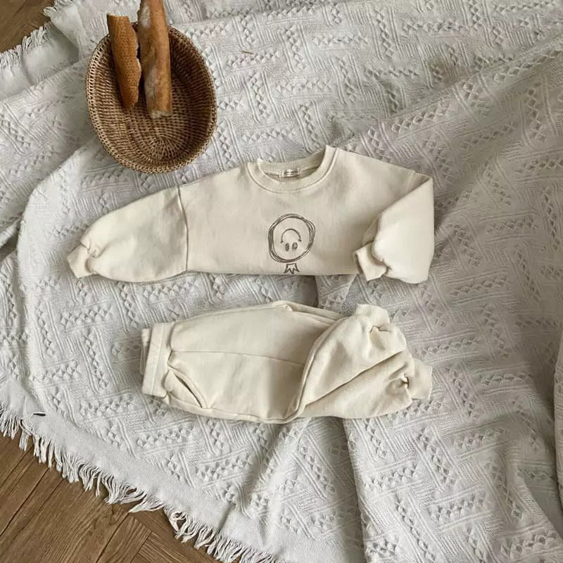 【22550】2023韓國童裝新款男寶寶衛衣小童休閒褲寶寶兩件套