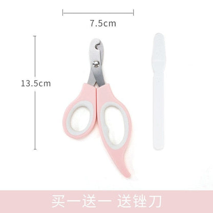 A館【18YN3531】貓咪指甲剪泰迪狗狗指甲鉗送銼刀寵物剪指甲
