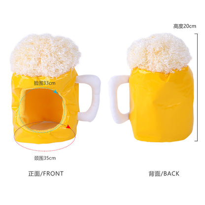 D館【B04306】寵物啤酒造型帽