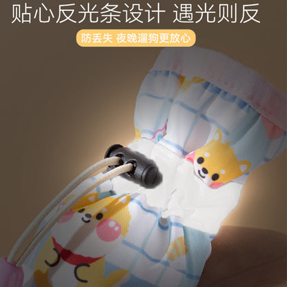 A館【A2212CGSL0555-MP】小型犬狗狗鞋子不掉腳防髒泰迪比熊反光外出寵物專用軟底腳套鞋子