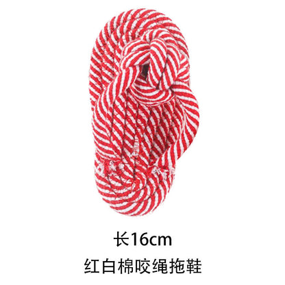 A館【A2003YI2666-MP】中小型犬狗狗磨牙解悶繩結玩具狗咬繩套裝金毛泰迪博美幼犬寵物球