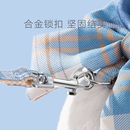 A館【A2205CGJL6340-MP】貓咪專用牽引繩JK風工字型幼貓外出背心牽引帶遛貓繩子寵物貓用品